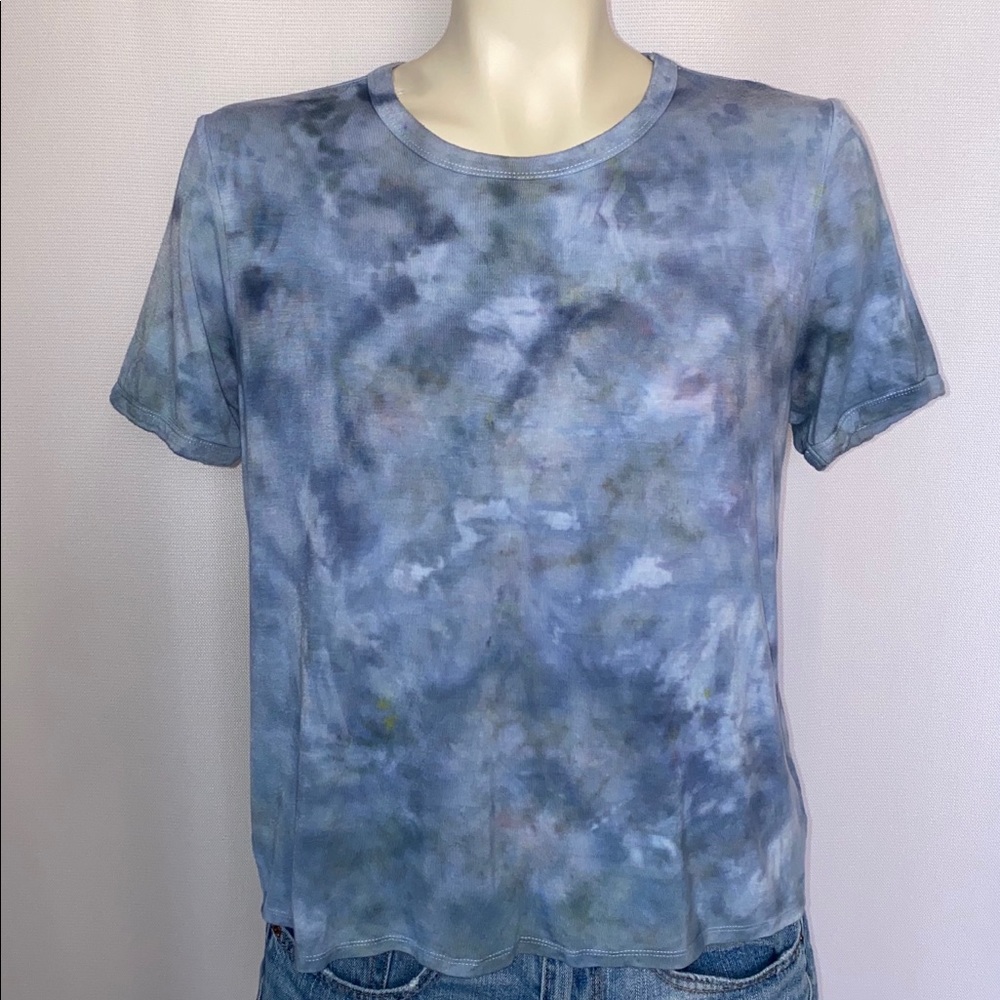 *CUSTOM WATERCOLOR DYED TSHIRT